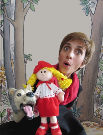 Edith grosse avec l'atelier spectacle le petit chaperon rouge
